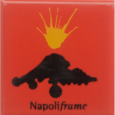 Magnete Ceramico Napoli -Vesuvio Rosso
