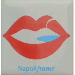 Magnete Ceramico Napoli - Bacio Golfo Grigio