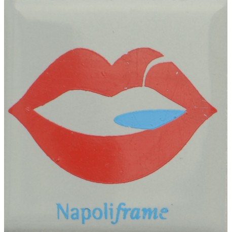 Magnete Ceramico Napoli - Bacio Golfo Grigio