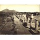 Foro civile di Pompei - Fotografia originale in albumina originale d`epoca, fine `800