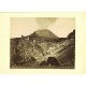Cratere del Vesuvio - Fotografia originale d`epoca di fine `800
